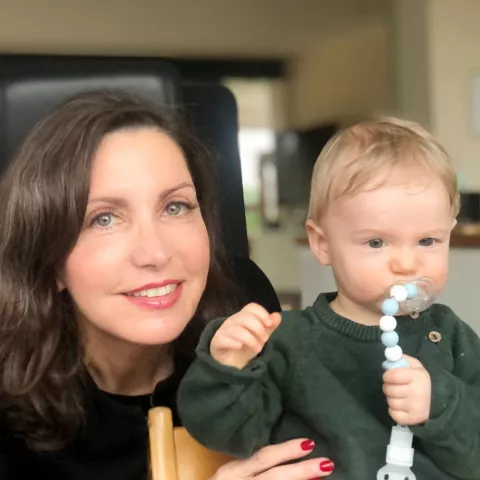 Regina Bender und Enkel