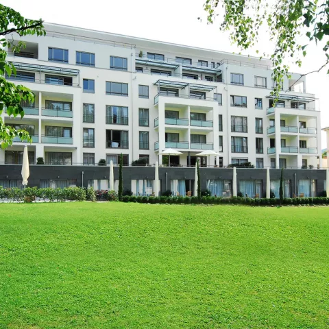 Exterior view of the hotel in the Black Forest in Baden-Baden
